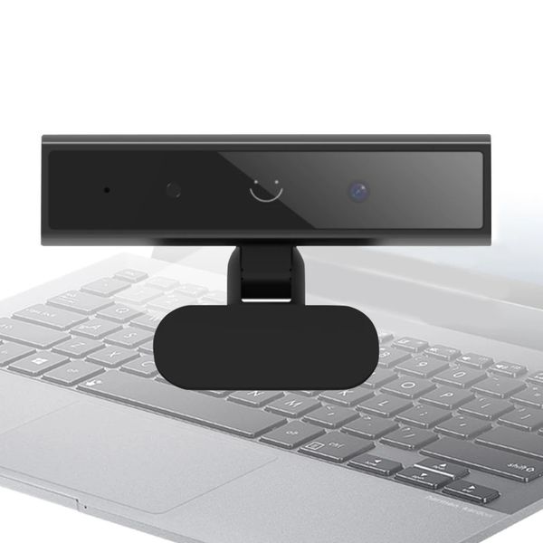 Recognition Webcam with Single Microphone for Windows Hello Computer Web Camera HD 1080P 2MP for Computer Laptop 241225