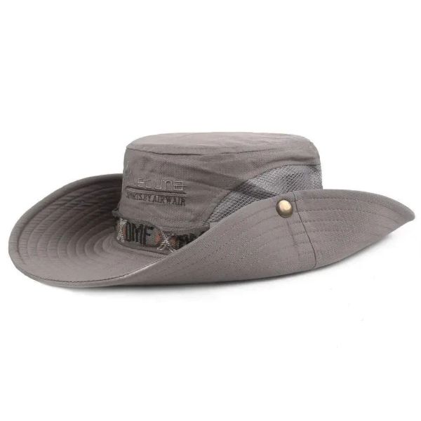 Men's Summer Mountain Climbing Big Eaves Hat Outdoor Sunshade and UV Protection Wide Edge Mesh Fishing Hat Beach Hiking Sunscreen Hat, Beige
Men's Summer Mountain Climbing Big Eaves Hat Outdoor Sunshade and UV Protection Wide Edge Mesh Fishing Hat Beach Hiking Sunscreen Hat, Beige