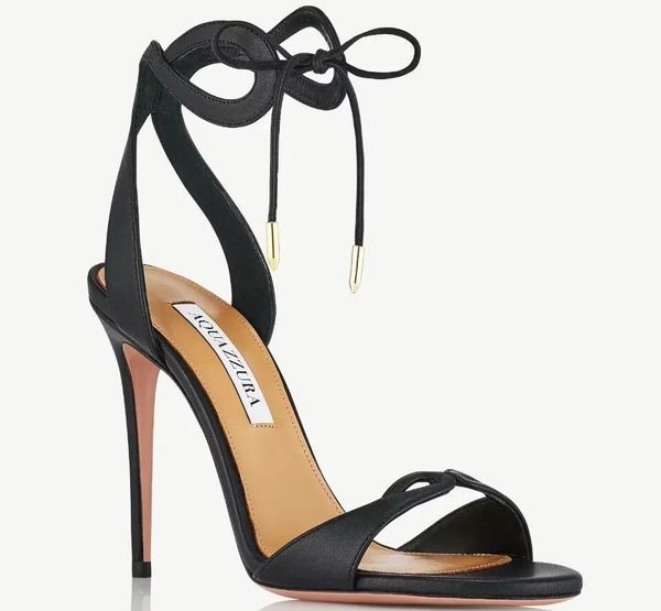Tessa Bow Tie Suede Heels