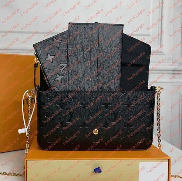 Luxurys Designer Bag 3 Multi FELICIE POCHETTE Chain Bags Handbags Crossbody Purse Fashion Women Shoulder Bags Lady The Totes Bag Wallet Female backpack, Coffee grid wallet
Luxurys Designer Bag 3 Multi FELICIE POCHETTE Chain Bags Handbags Crossbody Purse Fashion Women Shoulder Bags Lady The Totes Bag Wallet Female backpack, Coffee grid wallet