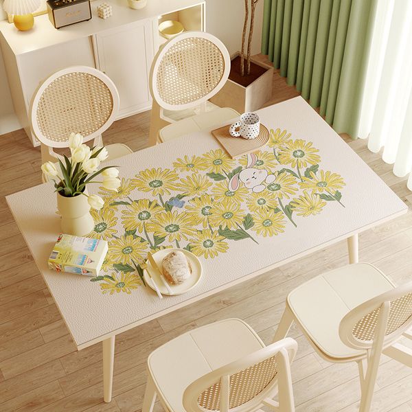 2025 Dining Table Cloth Waterproof Oil-proof Wash-free and — compare prices at CompareOffers