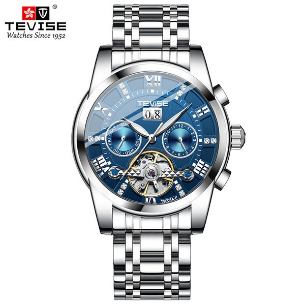 TEVISE Automatic Mechanical Watchs Mens Watch Fashionable Mechanical Watch with Multiple Functions and Waterproof T017, T017-4
TEVISE Automatic Mechanical Watchs Mens Watch Fashionable Mechanical Watch with Multiple Functions and Waterproof T017, T017-4