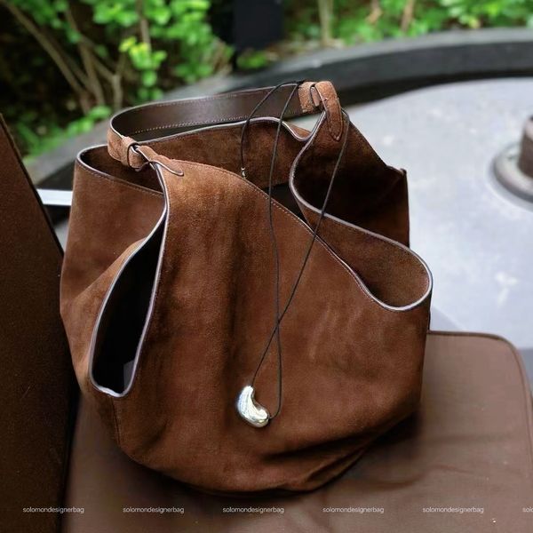 SSS Designer Bag Tote Bag Women Suede Bag Large Lotus Tote …