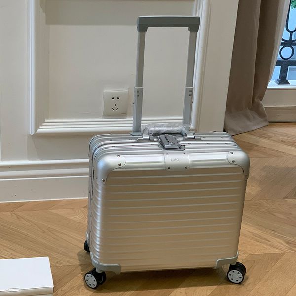 Cabin Business Luggage Designer Suitcase with Wheels Boarding Case Rolling Suitcase Aluminium Alloy Boxes Trolley Case Excursion Travel Bag Suitcases 16 inches, R3
Cabin Business Luggage Designer Suitcase with Wheels Boarding Case Rolling Suitcase Aluminium Alloy Boxes Trolley Case Excursion Travel Bag Suitcases 16 inches, R3