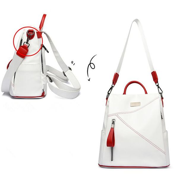 Sales ladies shoulder bag 2 styles college style leather backpack simple atmosphere contrast stitching fashion handbag multifunctional anti theft backpacks, Welfare color/regular packaging
Sales ladies shoulder bag 2 styles college style leather backpack simple atmosphere contrast stitching fashion handbag multifunctional anti theft backpacks, Welfare color/regular packaging