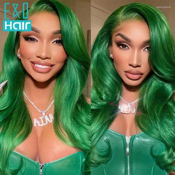 Green Colored Bright Natural Body Wave 13x4 HD Transparent Lace Front Human Hair Wig Frontal Wigs Brazilian Remy For Black Woman al s, Picture shown
Green Colored Bright Natural Body Wave 13x4 HD Transparent Lace Front Human Hair Wig Frontal Wigs Brazilian Remy For Black Woman al s, Picture shown
