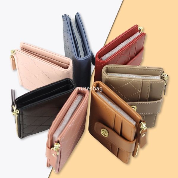 Elegant Women's High end Short Wallet Cross border 20% Discount Button Zero Wallet Fashionable Lightweight Practical Multi Card Card Bag Solid Color Wallet, Brown
Elegant Women's High end Short Wallet Cross border 20% Discount Button Zero Wallet Fashionable Lightweight Practical Multi Card Card Bag Solid Color Wallet, Brown