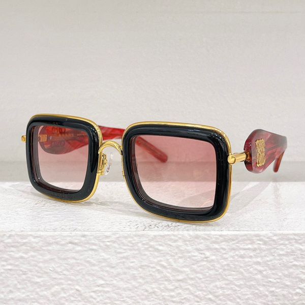 Top Mens designer square frame sunglasses LW40150 Mens retro brand sunglasses UV400 protective goggles with golden decorative logo the legs Acetate nylon lenses
Top Mens designer square frame sunglasses LW40150 Mens retro brand sunglasses UV400 protective goggles with golden decorative logo the legs Acetate nylon lenses