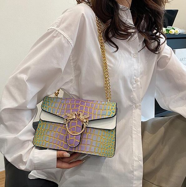 Outlet factory ladies shoulder bags 3 colors western-style gradient embossed handbag sweet metal buckle chain bag classic stone fashion handbags 4138#, Welfare color/regular packaging
Outlet factory ladies shoulder bags 3 colors western-style gradient embossed handbag sweet metal buckle chain bag classic stone fashion handbags 4138#, Welfare color/regular packaging