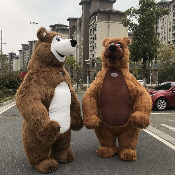 mascot 2.6m Gian Iatable Brown Giant Plush Bear Mascot Weddding Costumes for Adult Man Women Halloween Costume Best quality, Champagne
mascot 2.6m Gian Iatable Brown Giant Plush Bear Mascot Weddding Costumes for Adult Man Women Halloween Costume Best quality, Champagne