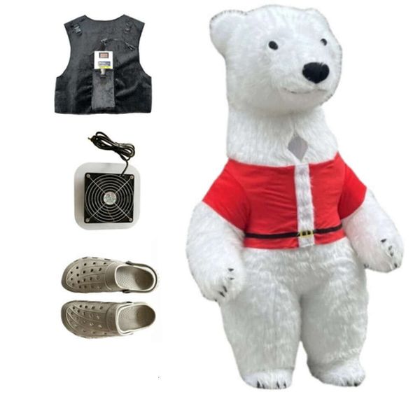 mascot 2.6M Polar Iatable Belly Hairy Adult Costume Christmas Parade Bear Suit Birthday Gift Best quality, Silver
mascot 2.6M Polar Iatable Belly Hairy Adult Costume Christmas Parade Bear Suit Birthday Gift Best quality, Silver