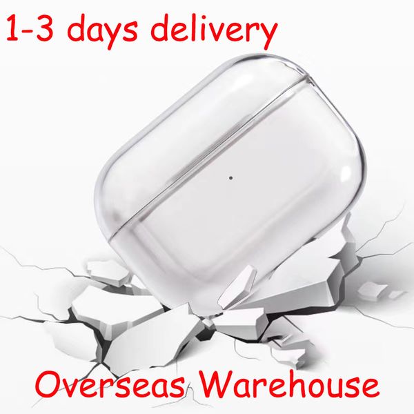 For Airpods pro 2 Earphones USB C airpod Bluetooth Headphone Accessories Solid Silicone Cute Protective Cover Apple Wireless Charging Box Shockproof Case