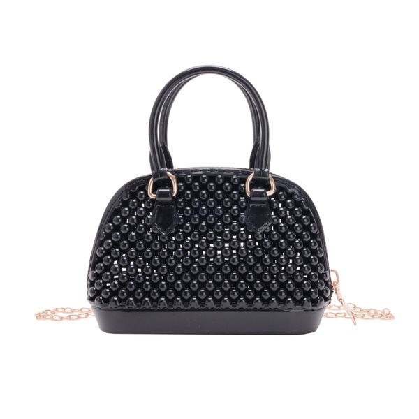 2024 Designer Tote The single shoulder Shell Summer new street trend hollowed out PVC jelly shell Mini bag Trendy popular diagonal cross 12*6.5*11.5cm, Black
2024 Designer Tote The single shoulder Shell Summer new street trend hollowed out PVC jelly shell Mini bag Trendy popular diagonal cross 12*6.5*11.5cm, Black