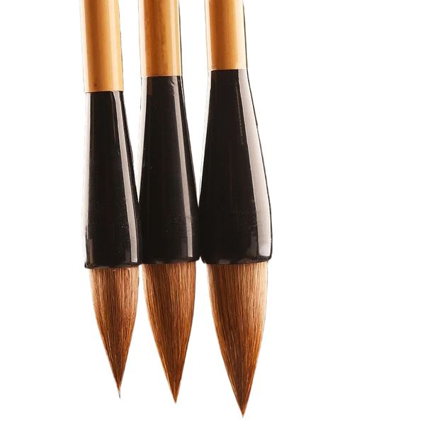 Regular Script Short Hair Brush Running Script Weasel Hair Calligraphy Brush Set Chinese Painting Writing Chicken Pitch Brush
Regular Script Short Hair Brush Running Script Weasel Hair Calligraphy Brush Set Chinese Painting Writing Chicken Pitch Brush