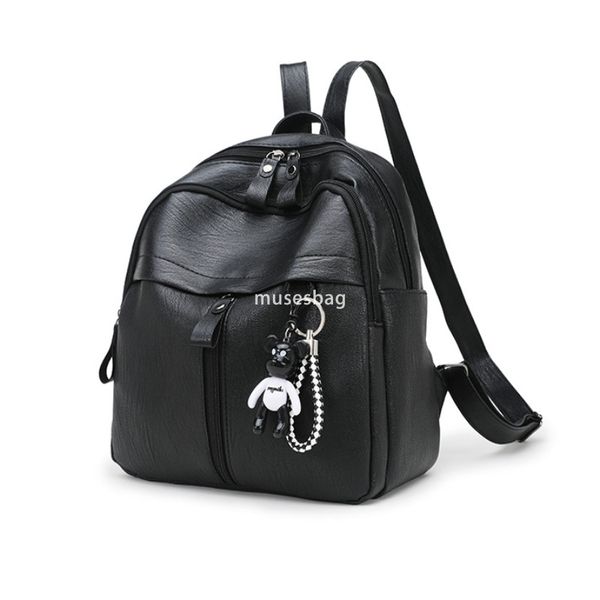 High end women's fashionable and versatile daily commuting backpack European and American Instagram Korean version student bag soft surface trend large capacity, Black
High end women's fashionable and versatile daily commuting backpack European and American Instagram Korean version student bag soft surface trend large capacity, Black