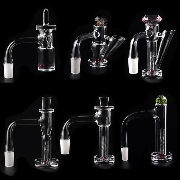 Full Weld Beveled Edge Smoking 4mm bottom Terp Slurper Quartz Banger With Hollow sandblasting Pillar/Quartz Cap 10mm 14mm 18mm 20mmOD for Dab Rigs Water Pipes
Full Weld Beveled Edge Smoking 4mm bottom Terp Slurper Quartz Banger With Hollow sandblasting Pillar/Quartz Cap 10mm 14mm 18mm 20mmOD for Dab Rigs Water Pipes