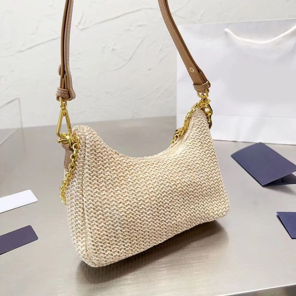 Designer Bag Women Straw bag woven Shoulder Bag Handbag Underarm Bag Chain Purse Design Crossbody long stick womens small tote bag beach bag, 12_color
Designer Bag Women Straw bag woven Shoulder Bag Handbag Underarm Bag Chain Purse Design Crossbody long stick womens small tote bag beach bag, 12_color