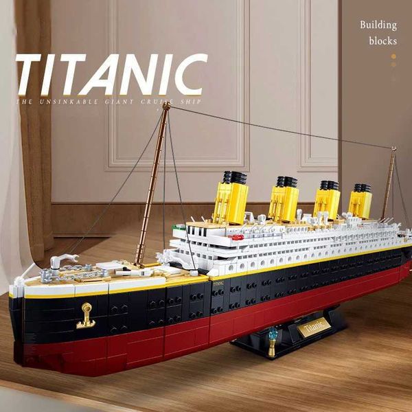Creative Blocks Sluban Large Titanic Cruise Ship Building Blocks Boat Model Collectible Ornaments Assembly Bricks Toys for Adults KidsL475, Multicolor
Creative Blocks Sluban Large Titanic Cruise Ship Building Blocks Boat Model Collectible Ornaments Assembly Bricks Toys for Adults KidsL475, Multicolor