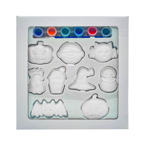 Halloween game crafts children DIY handmade toys plaster doll animal pumpkin painting graffiti painting small pieces coloring 9-piece set
Halloween game crafts children DIY handmade toys plaster doll animal pumpkin painting graffiti painting small pieces coloring 9-piece set