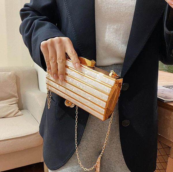 Sales factory women handbag retro striped chain bag street trend shaping hard box handbags fashion evening dress Acrylic plaid dinner bags 265#, Pink
Sales factory women handbag retro striped chain bag street trend shaping hard box handbags fashion evening dress Acrylic plaid dinner bags 265#, Pink