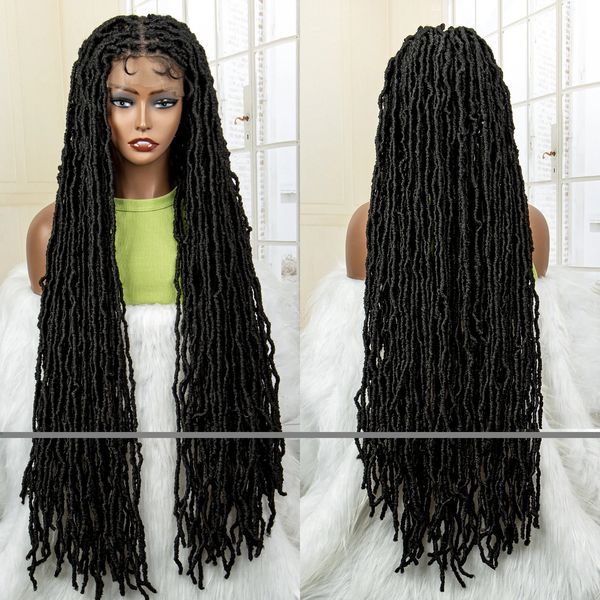Long Super 36 Inches Synthetic Full Lace Dreadlock Box Braided Wigs for Afro Black Women Black Knotless Braiding Wigs
Long Super 36 Inches Synthetic Full Lace Dreadlock Box Braided Wigs for Afro Black Women Black Knotless Braiding Wigs