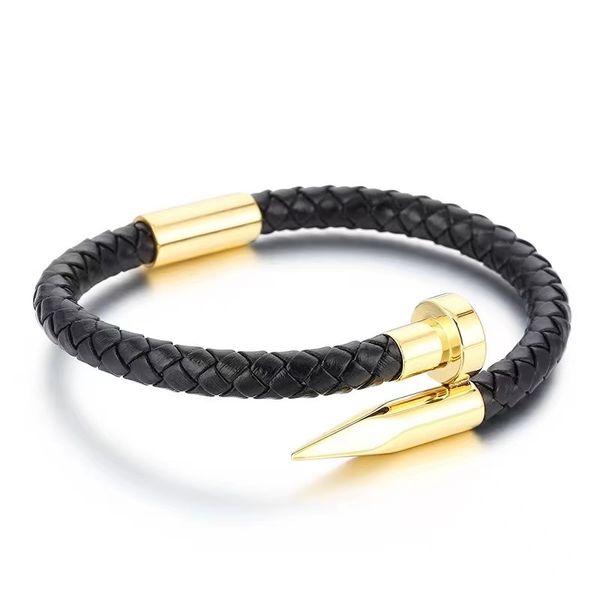 Fashion Simple Men Jewelry Multilayer Leather Bracelet Stainless Steel Magnetic Buckle Charm Bracelet Genuine Leather Weave Brace
Fashion Simple Men Jewelry Multilayer Leather Bracelet Stainless Steel Magnetic Buckle Charm Bracelet Genuine Leather Weave Brace