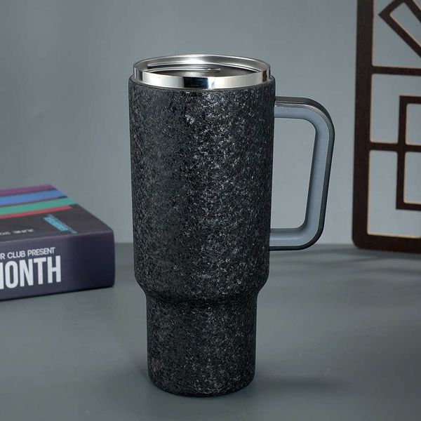 Mugs 40oz Handle Ice Bully Cup Portable large capacity vacuum thermos Double gradient color car cup Q240708, Purple
Mugs 40oz Handle Ice Bully Cup Portable large capacity vacuum thermos Double gradient color car cup Q240708, Purple