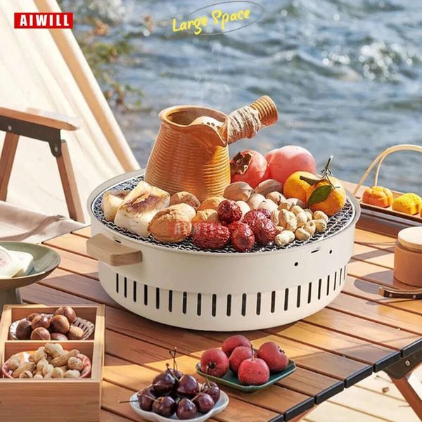 Barbecue Grill Outdoor AIWILL Home Camping Charcoal BBQ Stove Grills Mesh Portable Less Pan
Barbecue Grill Outdoor AIWILL Home Camping Charcoal BBQ Stove Grills Mesh Portable Less Pan