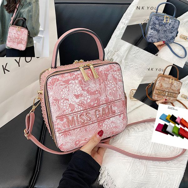 Sales factory women's handbags small popular letters retro shoulder bag sweet western embroidery handbag street personality rivet crossbody bag 20731#, Brown
Sales factory women's handbags small popular letters retro shoulder bag sweet western embroidery handbag street personality rivet crossbody bag 20731#, Brown