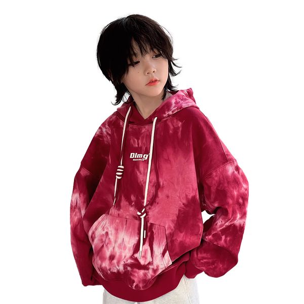 Children's Casual Hoodie Long Sleeve Deep Red and white gradient Lightweight Pullover Top Loose Sweatshirt with Pockets
Children's Casual Hoodie Long Sleeve Deep Red and white gradient Lightweight Pullover Top Loose Sweatshirt with Pockets