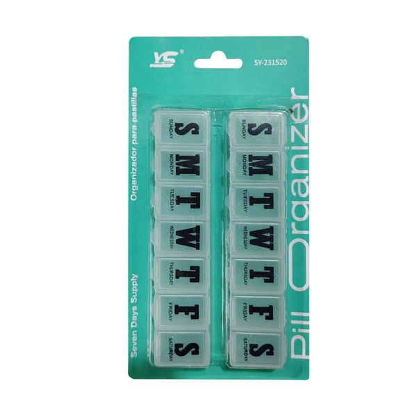 storage pill box a week seven compartments large capacity snap tight single row rectangular box, White
storage pill box a week seven compartments large capacity snap tight single row rectangular box, White