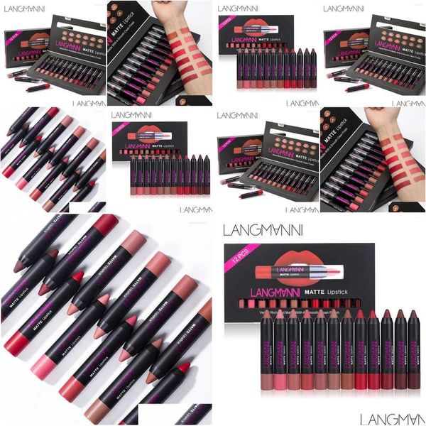 Lipstick Langmanni 12 Set Not Easy To Touch Cup Malipstick Lip Drop Delivery Otmax, Navy
Lipstick Langmanni 12 Set Not Easy To Touch Cup Malipstick Lip Drop Delivery Otmax, Navy