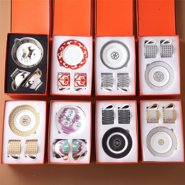 Designer Cups and Saucers Bone China Coffee Saucer Set Afternoon Tea Cup with Gift Box Drink Mug
Designer Cups and Saucers Bone China Coffee Saucer Set Afternoon Tea Cup with Gift Box Drink Mug
