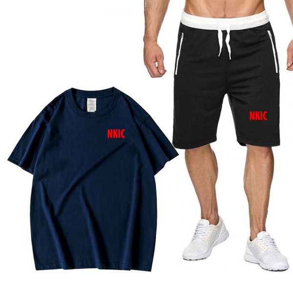 men's sportswear fitness set running suit casual T-shirt shorts set breathable jogging sportswear 2-piece set for men, Pink1
men's sportswear fitness set running suit casual T-shirt shorts set breathable jogging sportswear 2-piece set for men, Pink1