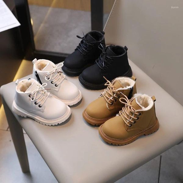 Boots Autumn Winter Children Short Thicked Plush Leather Shoes Kids Fashion Toddler Boys Girls Teenager Snow, Brown
Boots Autumn Winter Children Short Thicked Plush Leather Shoes Kids Fashion Toddler Boys Girls Teenager Snow, Brown