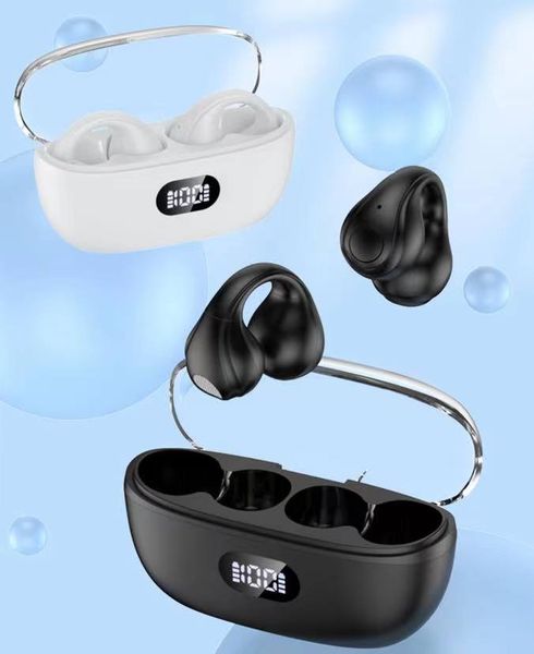 Wireless Bluetooth headset 5.3 digital ear clip ear not in the ear wireless Bluetooth headset long life headset, Black
Wireless Bluetooth headset 5.3 digital ear clip ear not in the ear wireless Bluetooth headset long life headset, Black