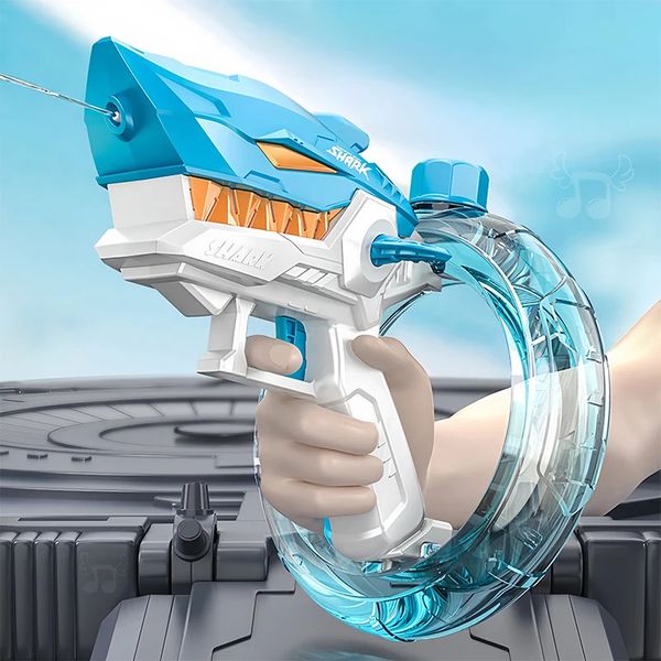 Electric Water Gun for Adults Kids Shark Automatic Squirt Guns Toys Large Capacity Summer Swimming Pool Beach Outdoor Gift 240627
Electric Water Gun for Adults Kids Shark Automatic Squirt Guns Toys Large Capacity Summer Swimming Pool Beach Outdoor Gift 240627