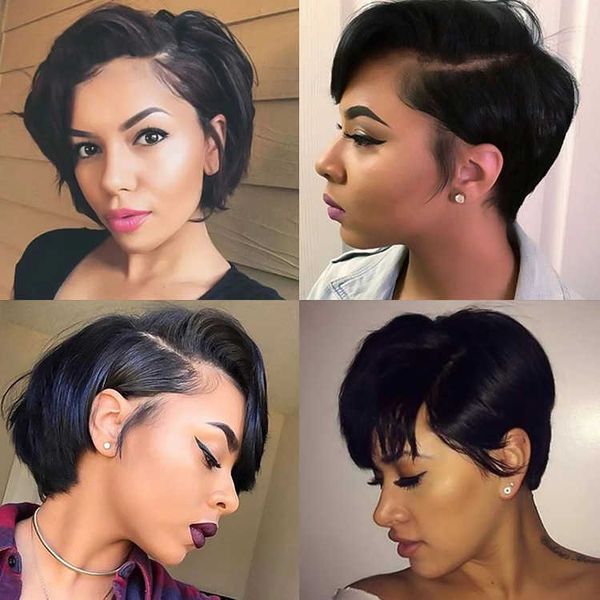 Europe and the United States brown short fashion real hair cover women modified face micro-curly wig 240329, Ombre color
Europe and the United States brown short fashion real hair cover women modified face micro-curly wig 240329, Ombre color