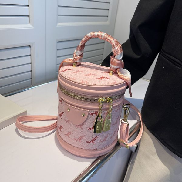 Trend womens handbag street cartoon printed shoulder bag sweet lady ribbon handbag niche design contrast leather bucket bag fashion womens backpack, Pink
Trend womens handbag street cartoon printed shoulder bag sweet lady ribbon handbag niche design contrast leather bucket bag fashion womens backpack, Pink