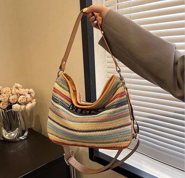 Factory wholesale women's handbags street fashion exquisite letters embroidered beach bag outdoor simple leisure shoulder bag daily Joker contrast backpack 68790#, Multi-color
Factory wholesale women's handbags street fashion exquisite letters embroidered beach bag outdoor simple leisure shoulder bag daily Joker contrast backpack 68790#, Multi-color