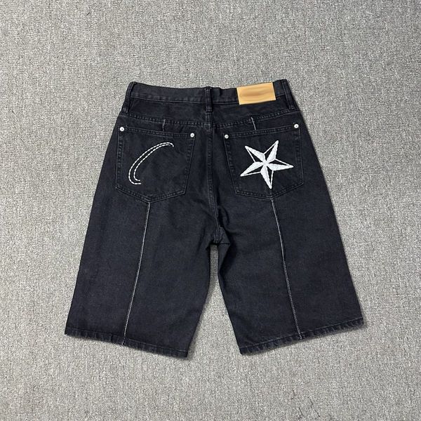 Mens jeans vintage denim shorts Alcatraz mens and womens casual short pants