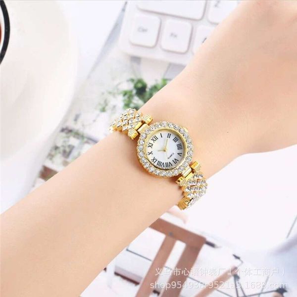 Designer watches Heart Language Fashion Roman Pattern Diamond Inlaid Quartz Bracelet Women's Watch, Gold
Designer watches Heart Language Fashion Roman Pattern Diamond Inlaid Quartz Bracelet Women's Watch, Gold