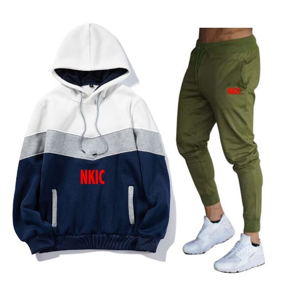 Fashion Brand Men Hooded Sweatshirt Tracksuit Set Autumn Winter Hoodies Pants Suit Casual Sportswear Sets Male, White1
Fashion Brand Men Hooded Sweatshirt Tracksuit Set Autumn Winter Hoodies Pants Suit Casual Sportswear Sets Male, White1