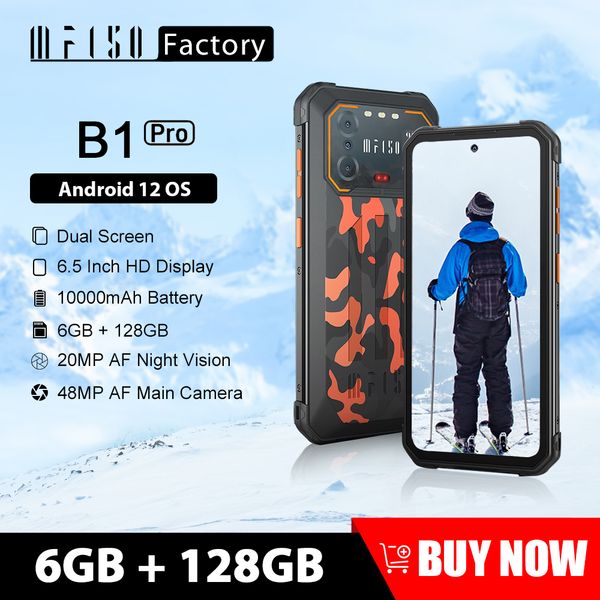B1 IIIF150 Pro 6GB 128GB Rugged Smartphone 10000mAh 6.5 Inch FHD+ Display 48MP Camera Mobile Phone NFC Android 12 Cellphone, Black
B1 IIIF150 Pro 6GB 128GB Rugged Smartphone 10000mAh 6.5 Inch FHD+ Display 48MP Camera Mobile Phone NFC Android 12 Cellphone, Black