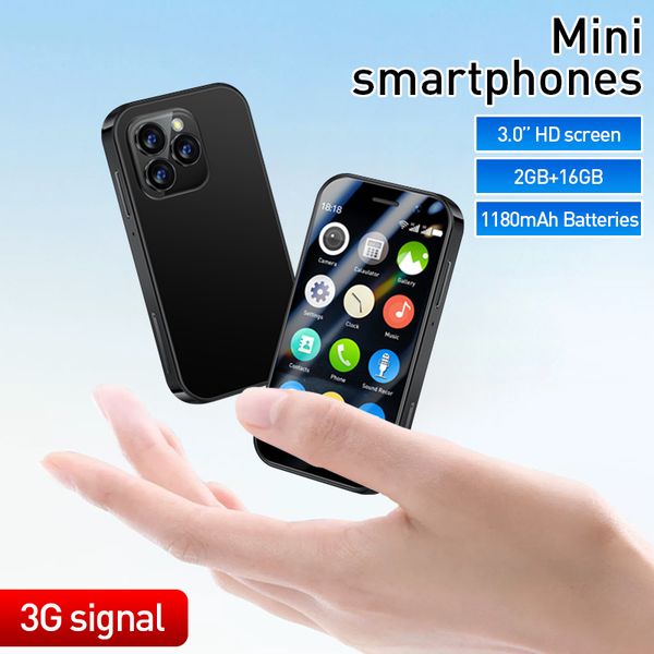 Smartphone Mini SOYES I14 MINI S13 Pro Android 9.0 Dual SIM 3G Network 2GB 16GB 1180mAh Battery 3.0&#039;&#039; Display Small Mobile Phone