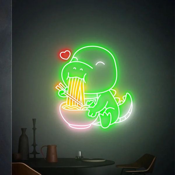 Japanese Food Neon Sign Restaurant Kitchen Home Wall Art Decor Dimmable LED Lights Signs for Man Cave Bedroom Wedding Sign 240717