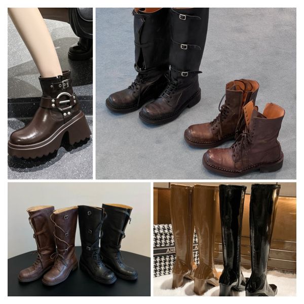 Spring autumn and winter mid-heeled high low casual boots American retro Designer design Niche platoon buckle design Premium feeling, Red
Spring autumn and winter mid-heeled high low casual boots American retro Designer design Niche platoon buckle design Premium feeling, Red
