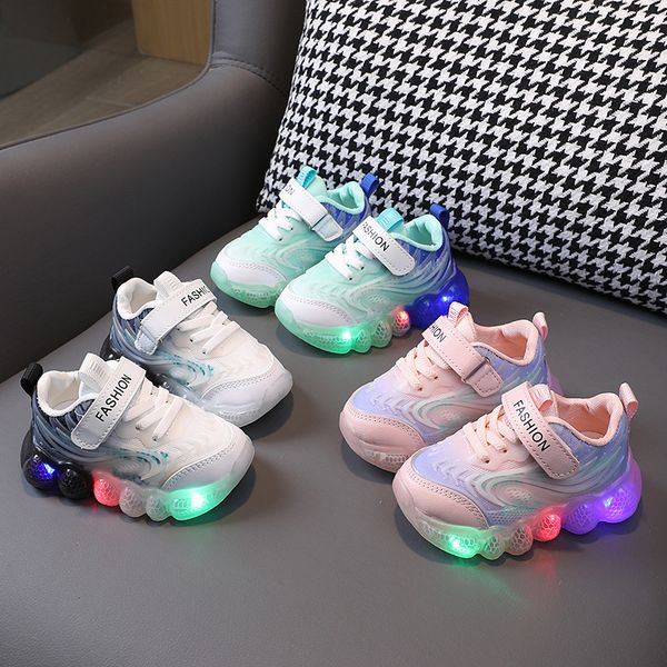 Toddler Light Up Shoes, Boys Girls Breathable Sneakers with Soft Sole, Spring & Autumn Fashion Footwear, Brown
Toddler Light Up Shoes, Boys Girls Breathable Sneakers with Soft Sole, Spring & Autumn Fashion Footwear, Brown