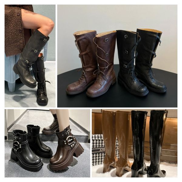 Autumn and winter mid-heeled high low casual boots American retro Designer design Niche platoon buckle design Premium feeling, Blue
Autumn and winter mid-heeled high low casual boots American retro Designer design Niche platoon buckle design Premium feeling, Blue