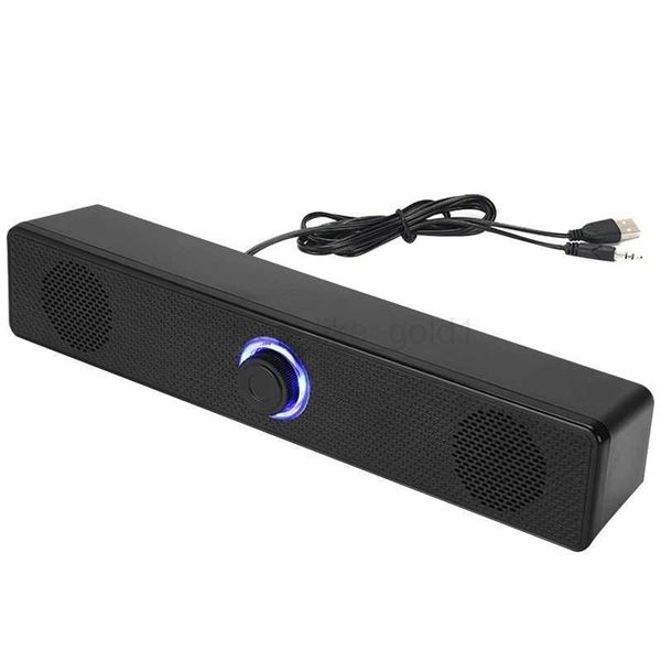 USB Wired Speaker Stereo Subwoofer Speaker Surround Sound Box For PC Laptop Phone MP3 MP4M240719